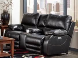 Sheridan Black Collection 64279 by Catnapper Lay Flat Power Reclining Loveseat